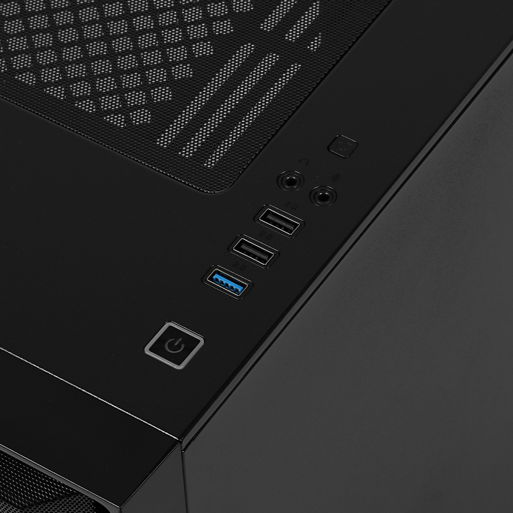 Компьютерный корпус Deepcool MATREXX 50 MESH 4FS без БП, боковое окно (закаленное стекло), 3xColor L