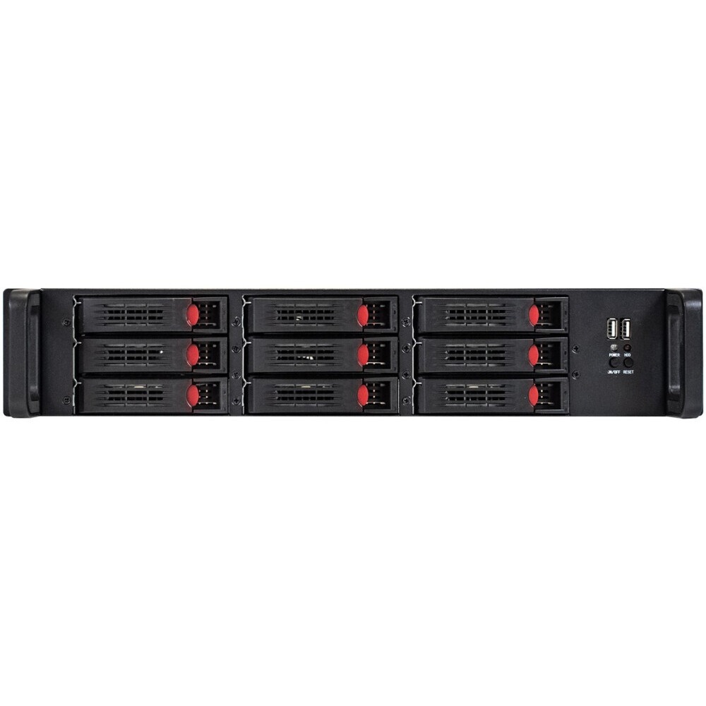 Серверный корпус ExeGate Pro EX293180RUS 2U550-HS12 RM 19", высота 2U, глубина 550, БП 1U-900ADS, 1