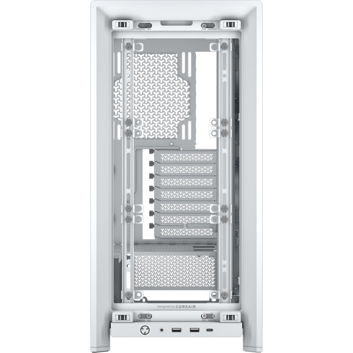 Корпус Gigabyte C301 Glass White MidTower, ATX, USB-C x1, USB3.0 x2, Audio I/O, GPU:400mm, Black, TG