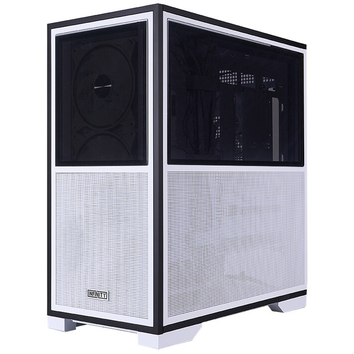 Корпус Gigabyte C301 Glass White MidTower, ATX, USB-C x1, USB3.0 x2, Audio I/O, GPU:400mm, Black, TG