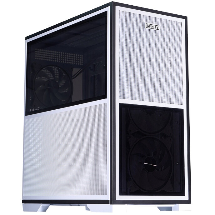 Корпус Gigabyte C301 Glass White MidTower, ATX, USB-C x1, USB3.0 x2, Audio I/O, GPU:400mm, Black, TG