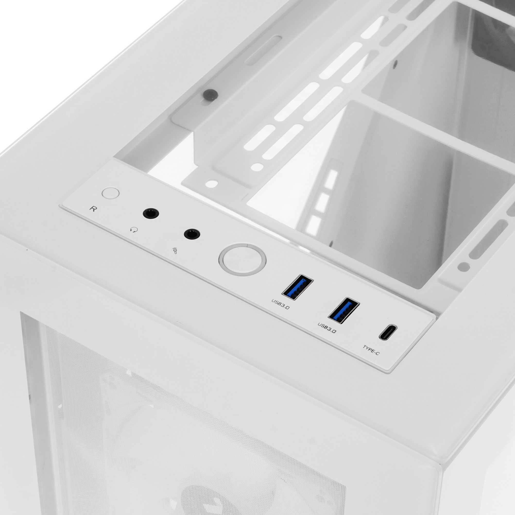 Компьютерный корпус Thermaltake Divider 500 TG Snow ARGB CA-1T4-00M6WN-01 White/Win/SPCC/Tempered Gl