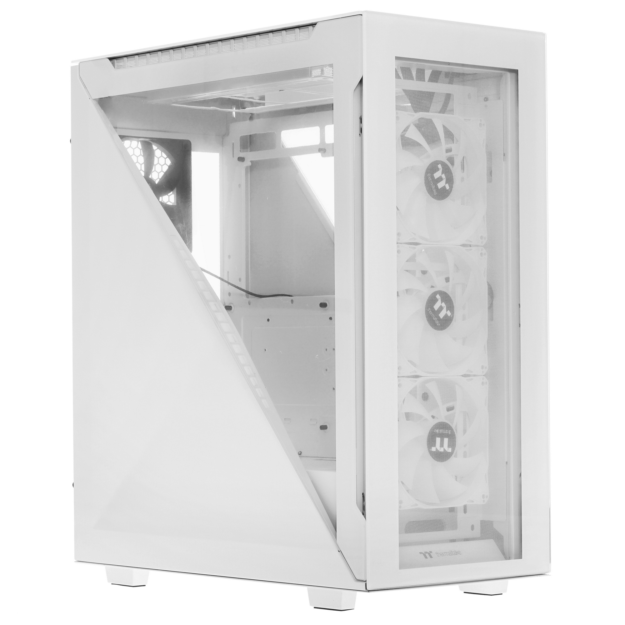 Компьютерный корпус Thermaltake Divider 500 TG Snow ARGB CA-1T4-00M6WN-01 White/Win/SPCC/Tempered Gl