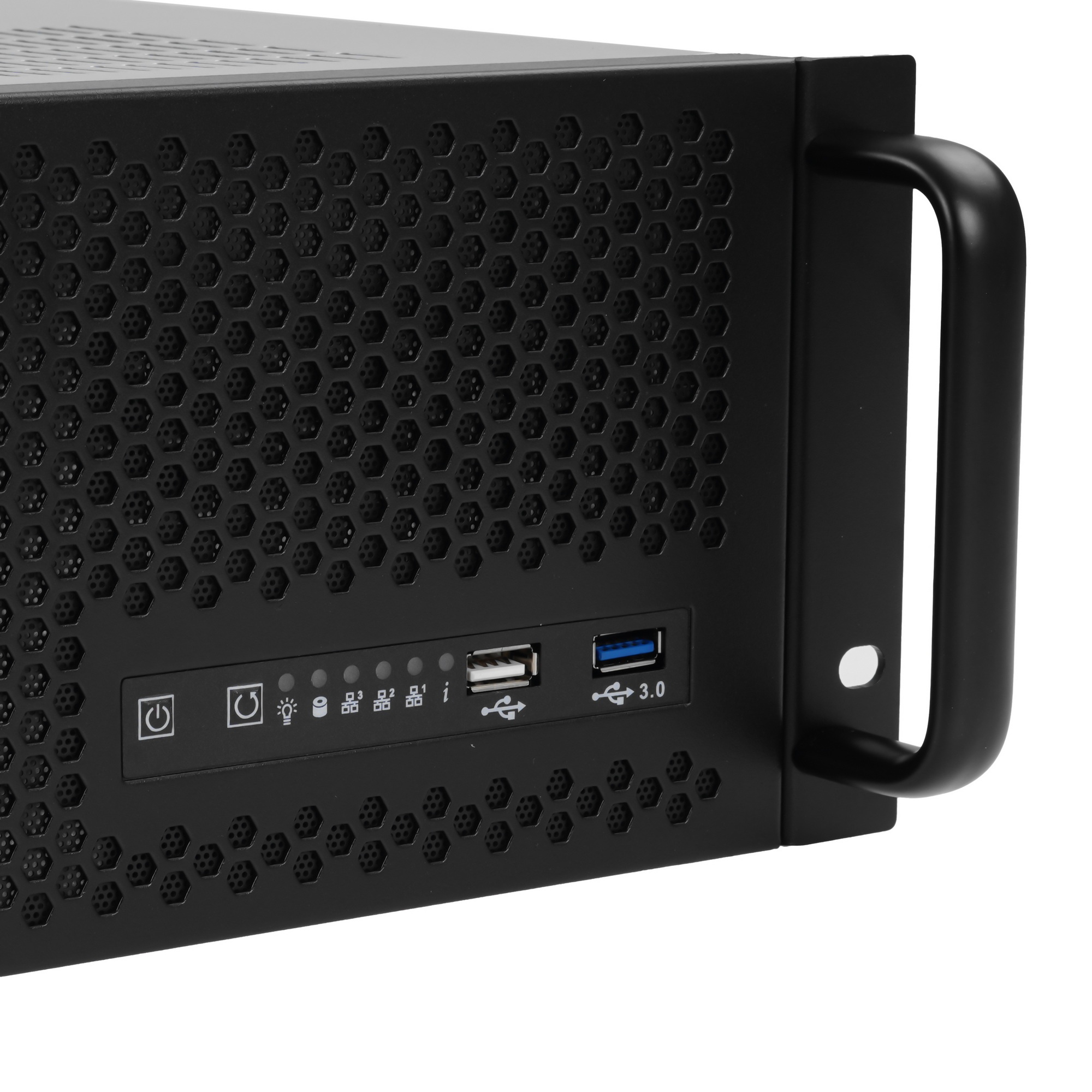 Серверный корпус ExeGate EX293903RUS Pro 3U450-09 RM 19", высота 3U, глубина 450, БП 2U-800ADS, USB