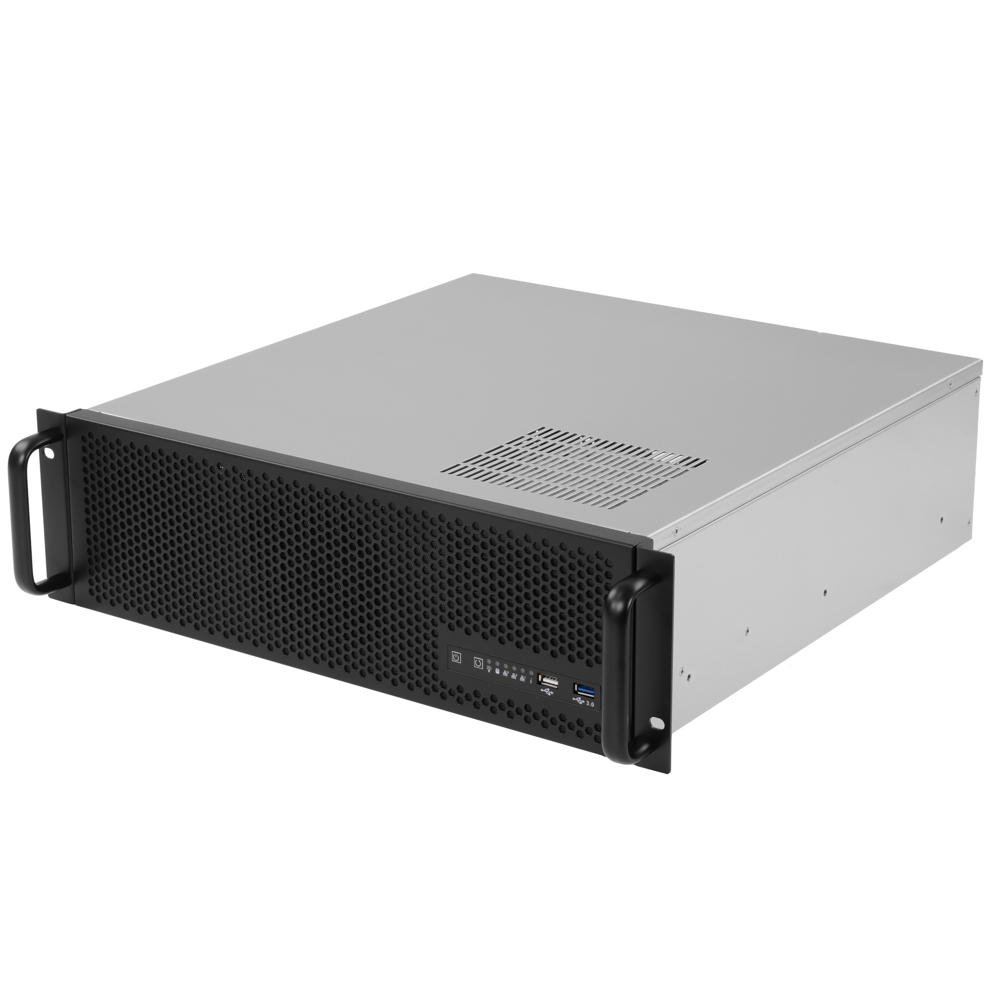 Серверный корпус ExeGate EX293903RUS Pro 3U450-09 RM 19", высота 3U, глубина 450, БП 2U-800ADS, USB