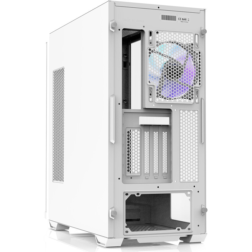 Компьютерный корпус Montech SKY ONE Lite белый без БП ATX 3x120mm 2xUSB3.0 1xUSB3.1 audio bott PSU