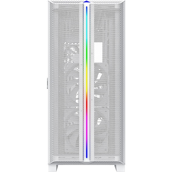 Компьютерный корпус Montech SKY ONE Lite белый без БП ATX 3x120mm 2xUSB3.0 1xUSB3.1 audio bott PSU