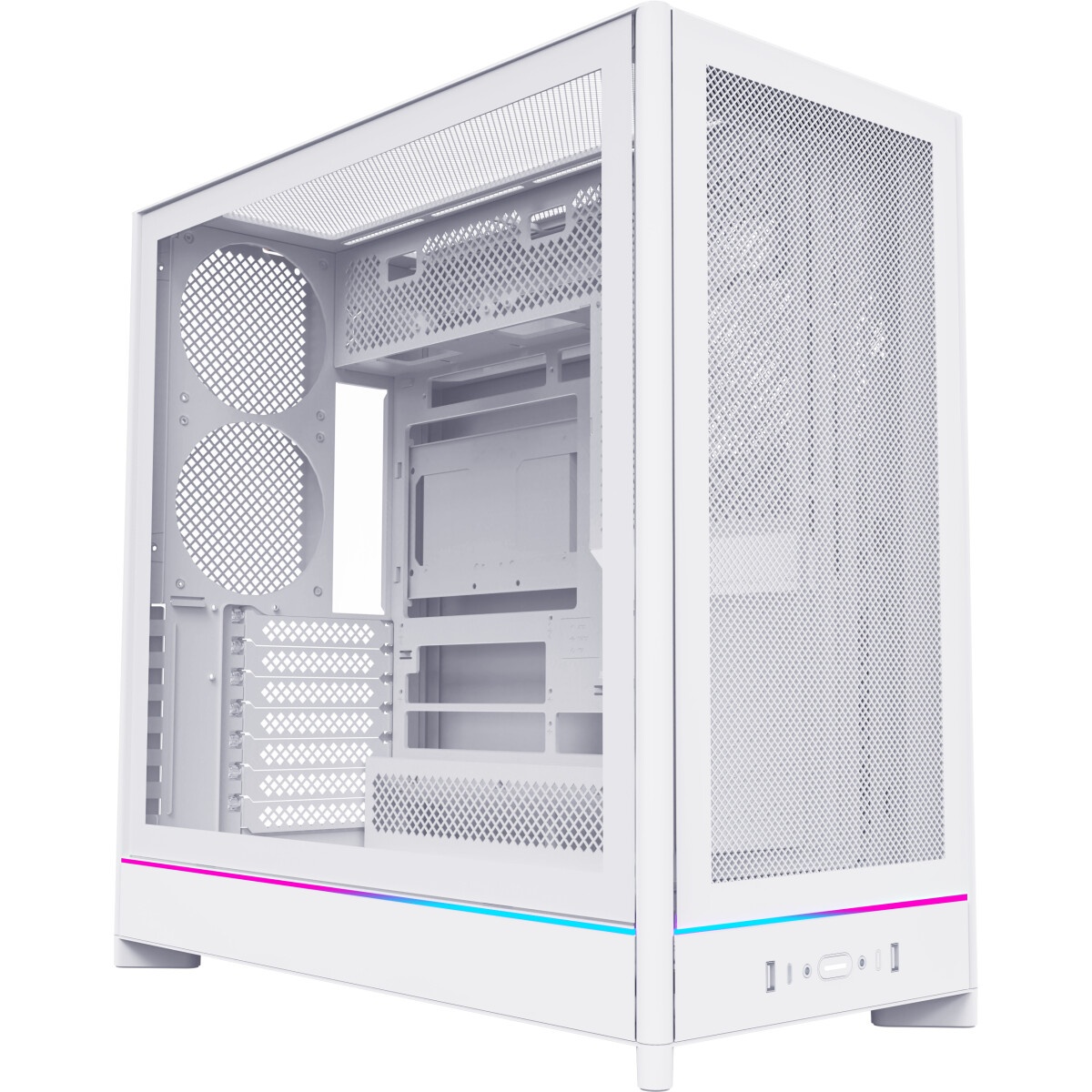 Компьютерный корпус Montech SKY ONE Lite белый без БП ATX 3x120mm 2xUSB3.0 1xUSB3.1 audio bott PSU