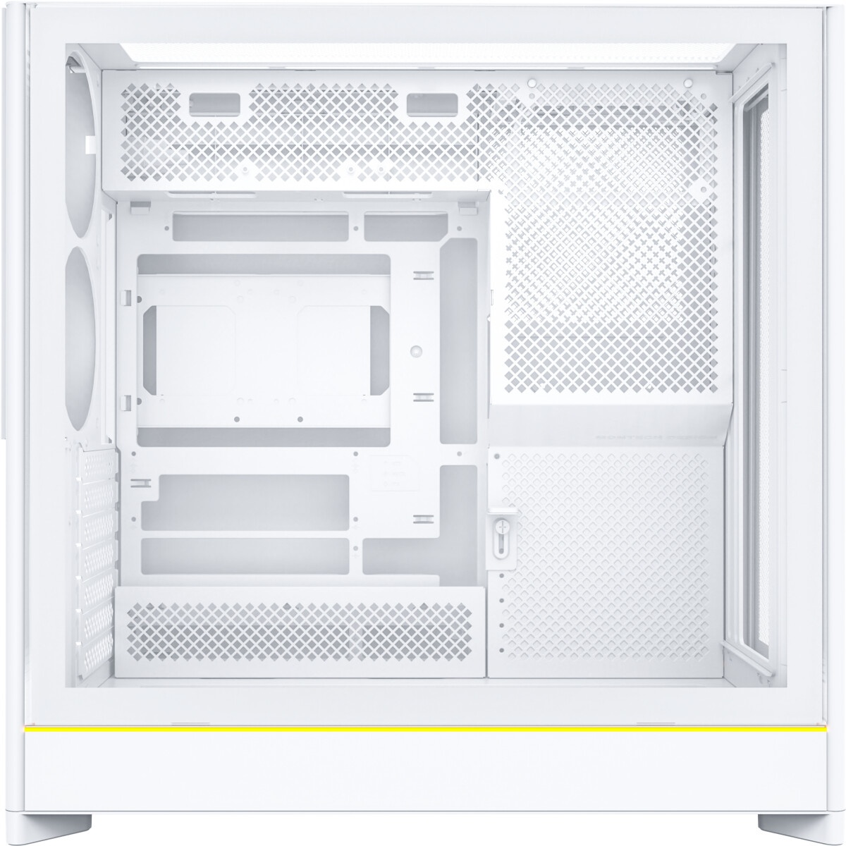 Компьютерный корпус Montech SKY ONE Lite белый без БП ATX 3x120mm 2xUSB3.0 1xUSB3.1 audio bott PSU