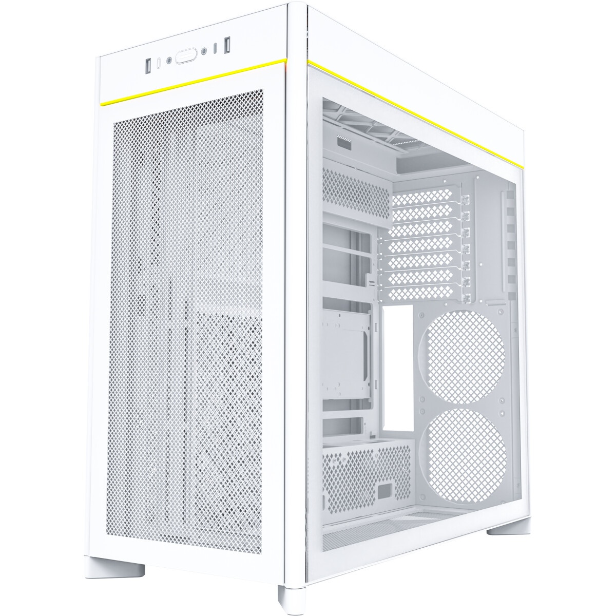 Компьютерный корпус Montech SKY ONE Lite белый без БП ATX 3x120mm 2xUSB3.0 1xUSB3.1 audio bott PSU