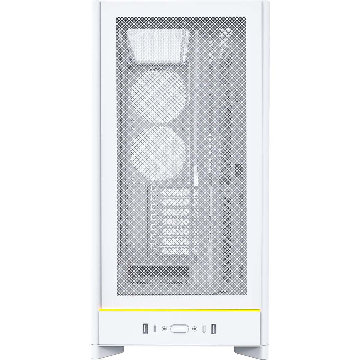 Компьютерный корпус Montech SKY ONE Lite белый без БП ATX 3x120mm 2xUSB3.0 1xUSB3.1 audio bott PSU