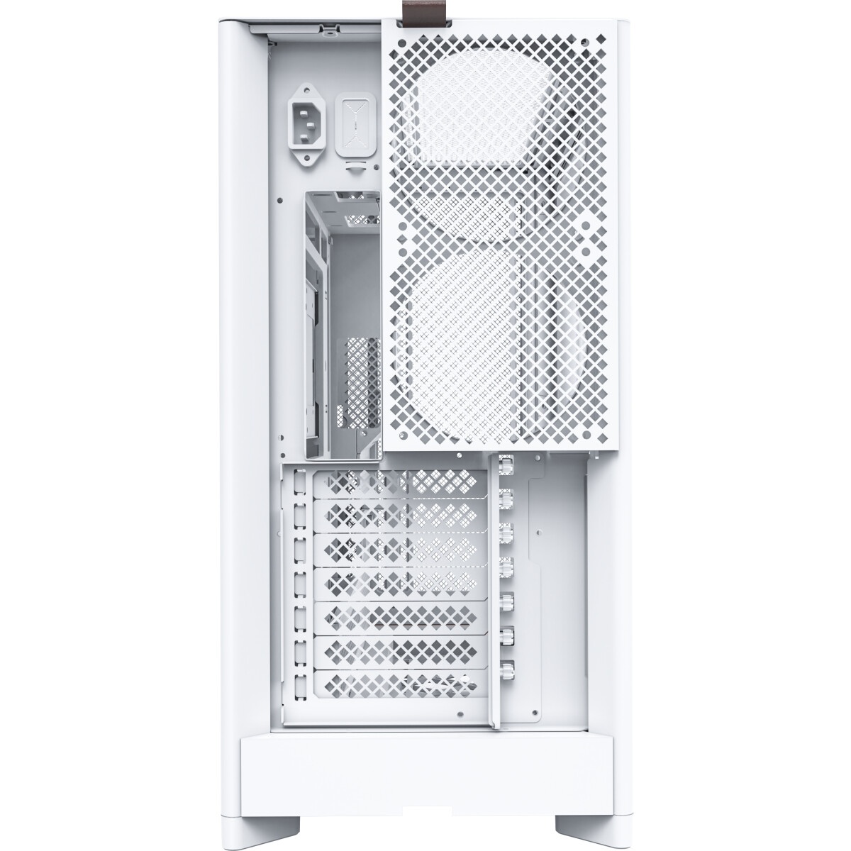 Компьютерный корпус Montech SKY ONE Lite белый без БП ATX 3x120mm 2xUSB3.0 1xUSB3.1 audio bott PSU