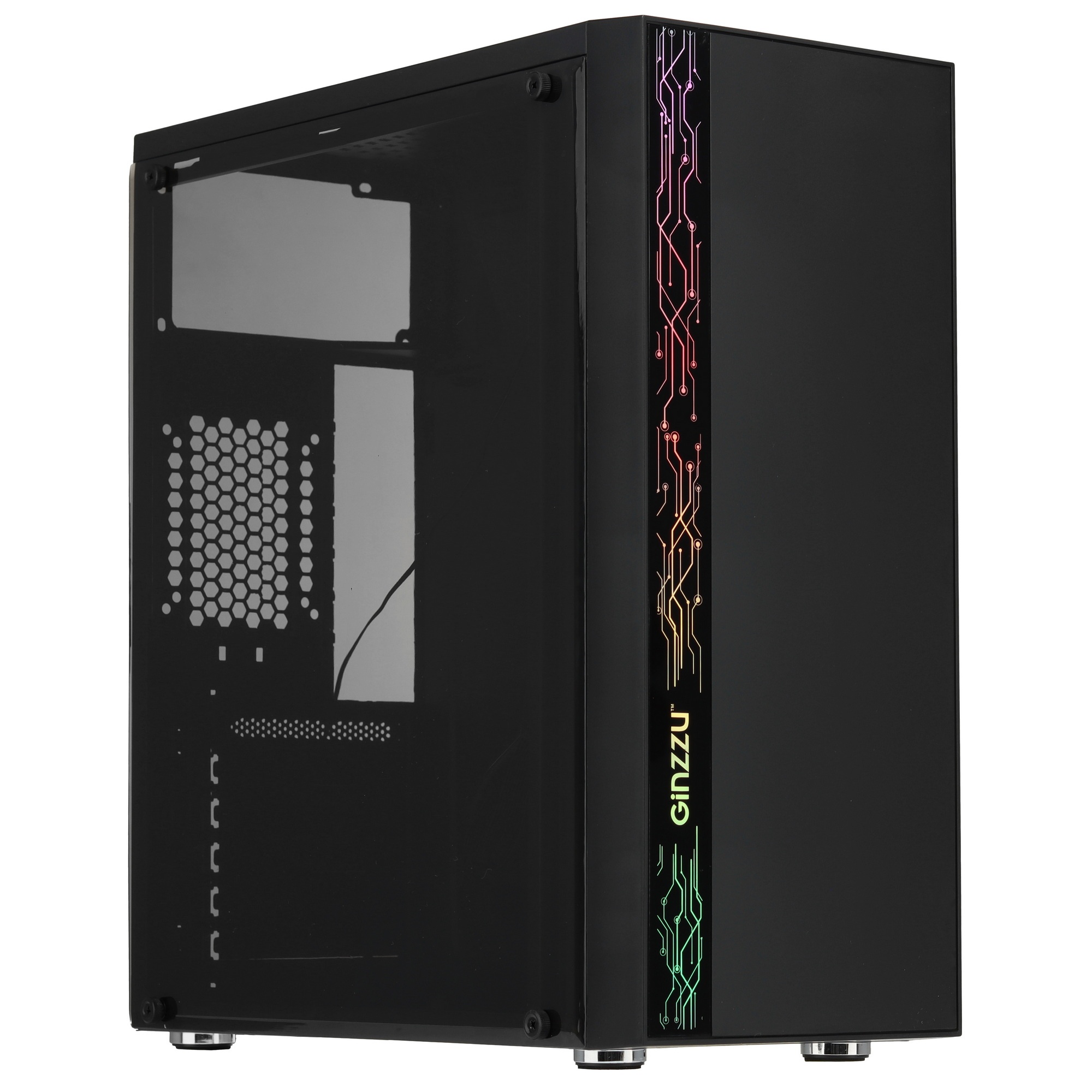 Компьютерный корпус Ginzzu A370 RGB Window
