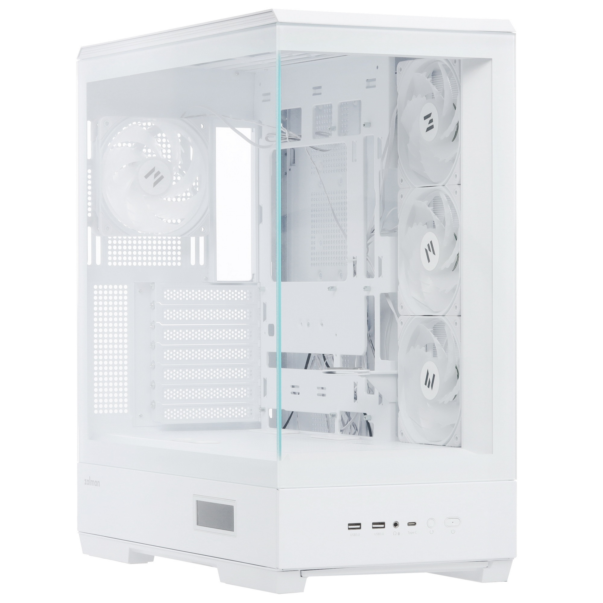 Компьютерный корпус ZALMAN P50 DS, ATX, BLACK, WINDOW, 2x3.5", 3x2.5", 1xUSB TYPE-C, 2xUSB3.0, SIDE
