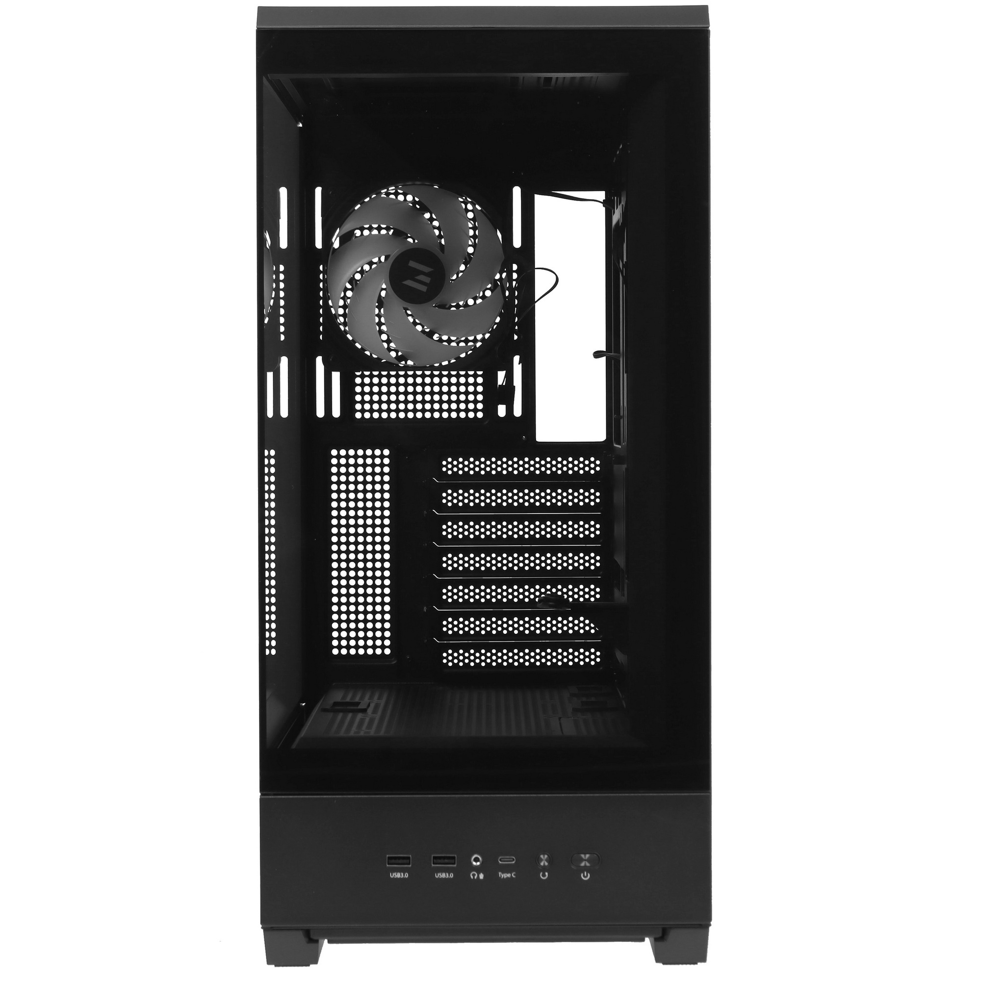 Компьютерный корпус ZALMAN P50 DS, ATX, BLACK, WINDOW, 2x3.5", 3x2.5", 1xUSB TYPE-C, 2xUSB3.0, SIDE