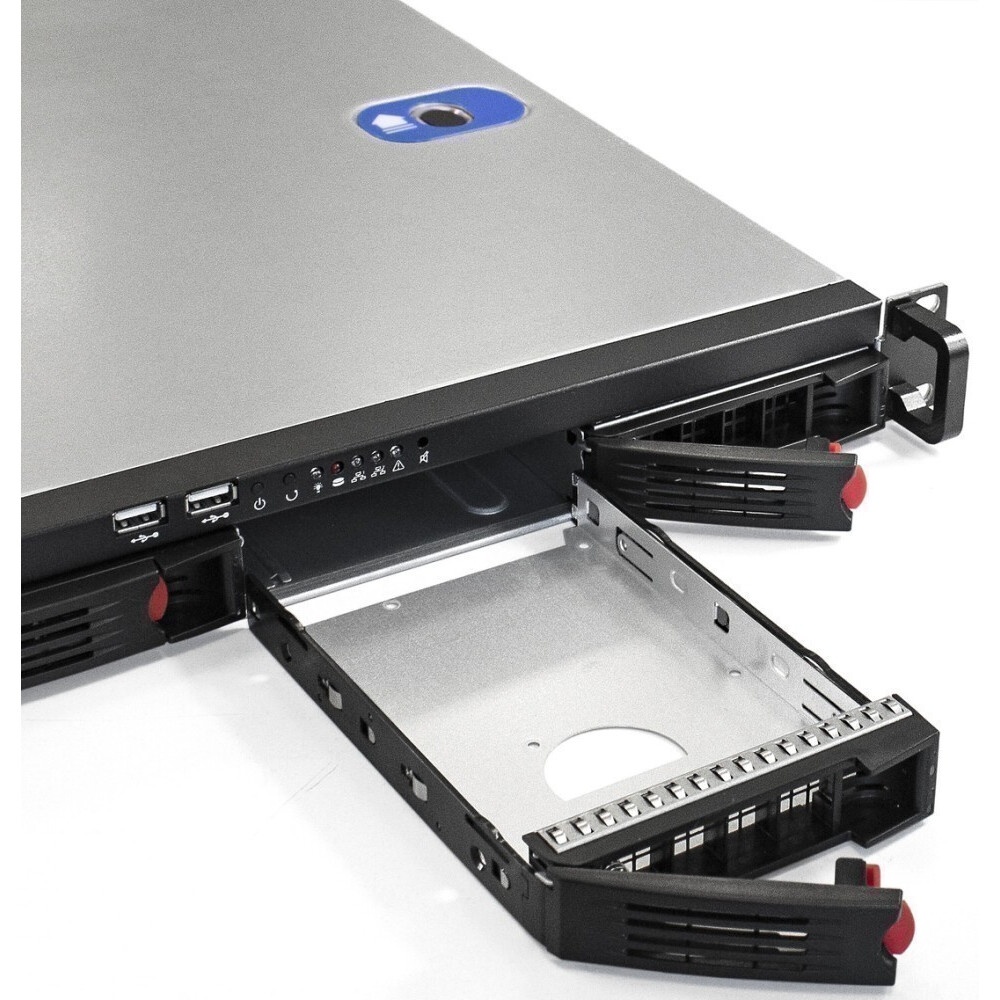Серверный корпус ExeGate Pro EX293175RUS 1U660-HS04 RM 19", высота 1U, глубина 660, БП 1U-900ADS, 4