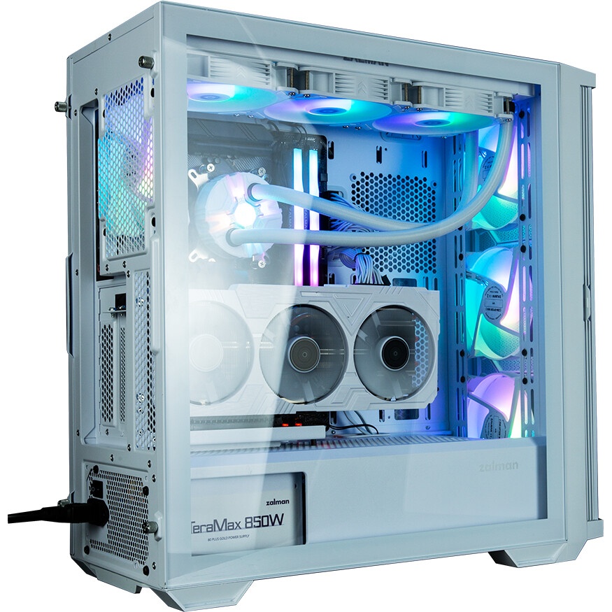 Компьютерный корпус Thermaltake Divider 300 TG ARGB белый без БП ATX 2x120mm 2xUSB3.0 audio front do