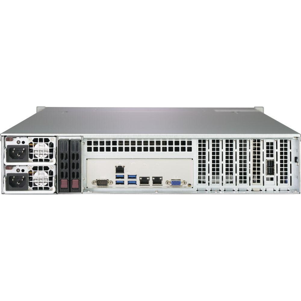 Корпус Supermicro CSE-LA25TQC-R609LP, 2U Dual and Single Intel and AMD CPUs, 7 low-profile expansion