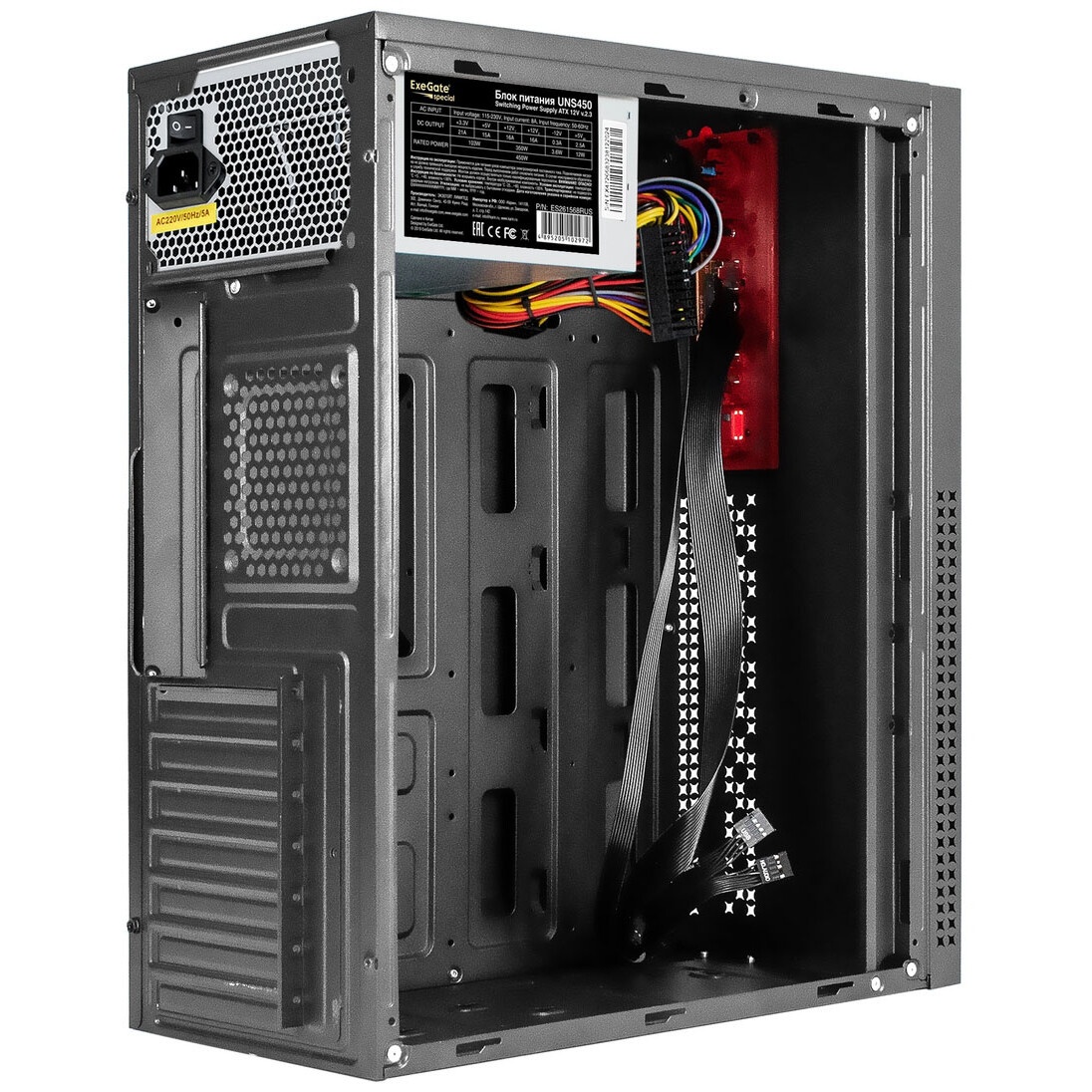 Компьютерный корпус Foxline FL-733R-FZ450R-U32H-NRP