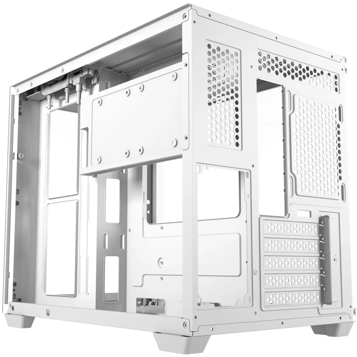 Корпус Bloody BD-CC108 белый без БП mATX 9x120mm 2xUSB3.0 audio bott PSU