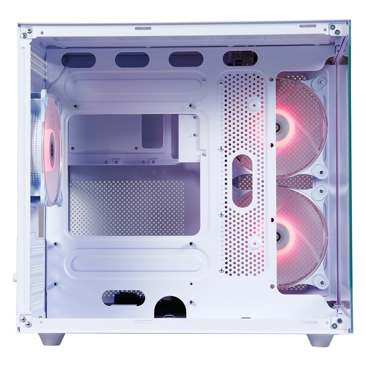 Корпус Bloody BD-CC108 белый без БП mATX 9x120mm 2xUSB3.0 audio bott PSU
