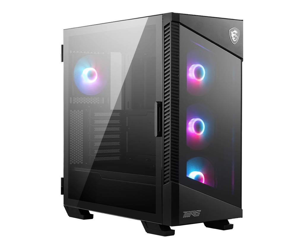 Компьютерный корпус MSI MPG VELOX 100R 2xUSB 3.0, 1xType C, 4x120mm ARGB Fan, ARGB Control Board, Te
