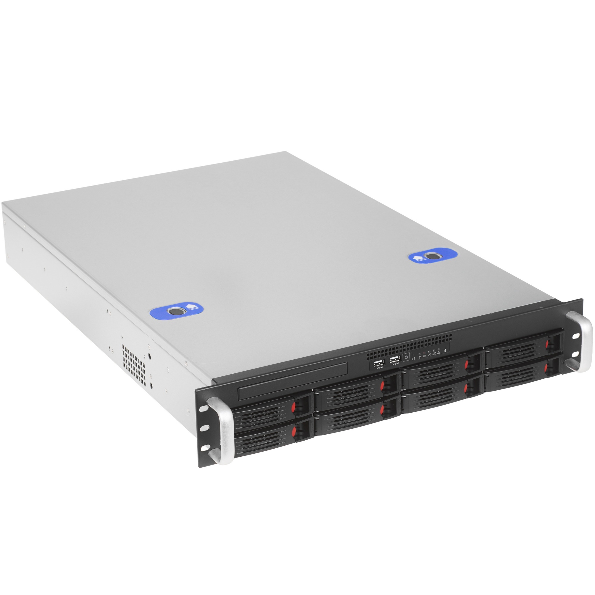 Серверный корпус ExeGate Pro 2U660-HS08 RM 19", высота 2U, глубина 660, БП 2U-1000ADS, 8xHotSwap, U