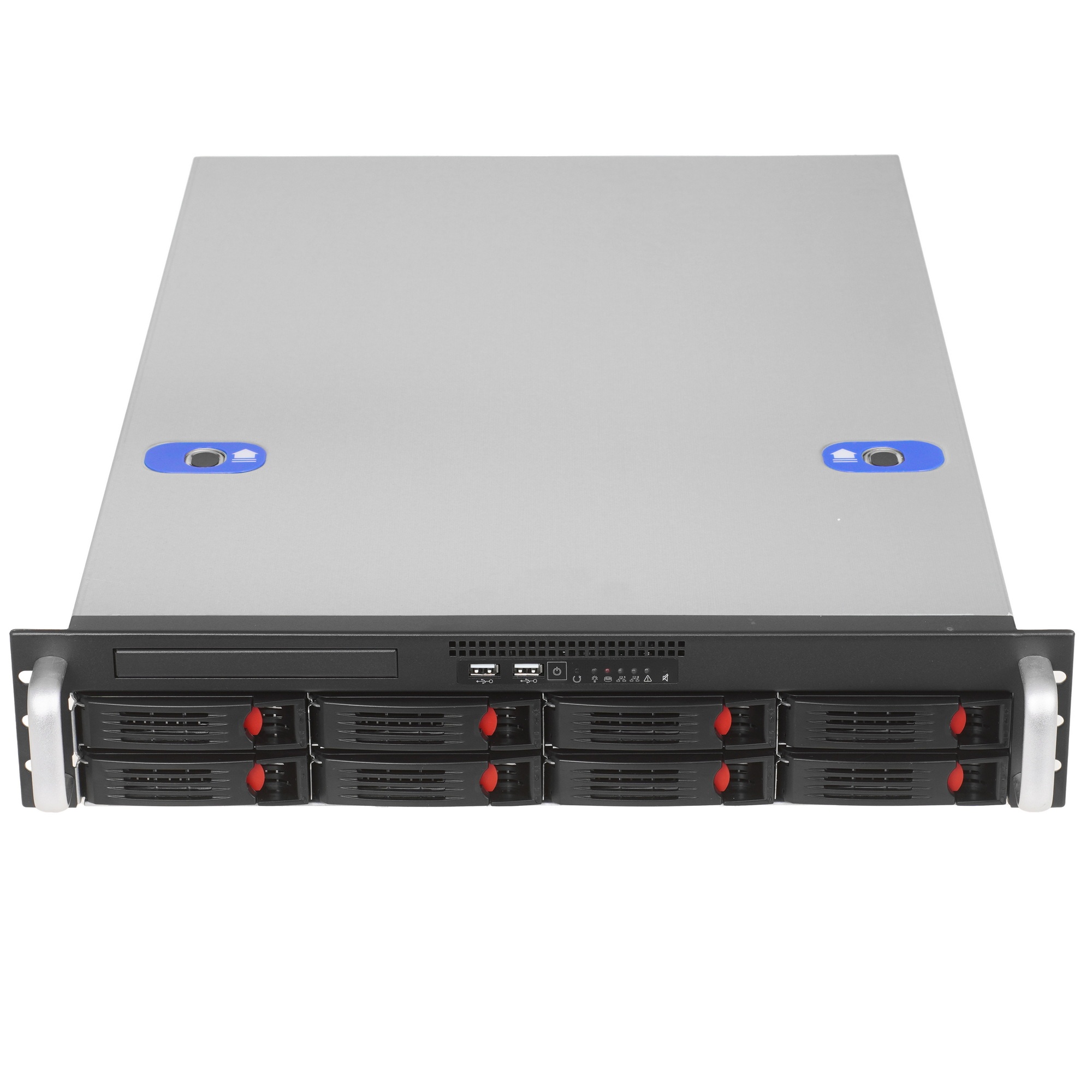 Серверный корпус ExeGate Pro 2U660-HS08 RM 19", высота 2U, глубина 660, БП 2U-1000ADS, 8xHotSwap, U