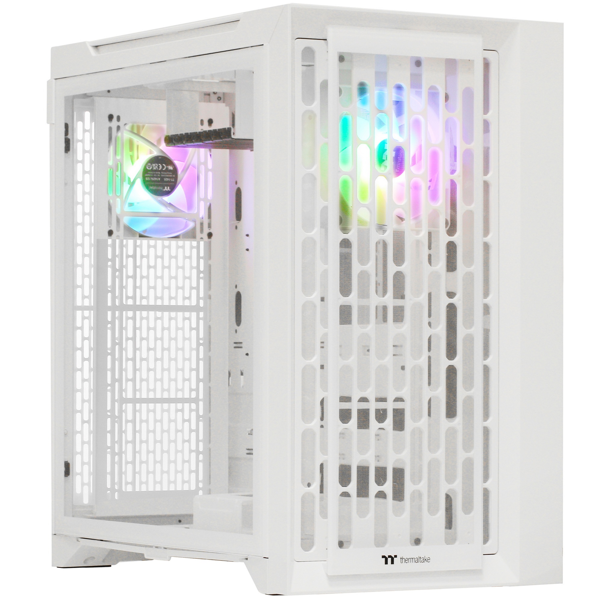 Компьютерный корпус Thermaltake CTE C700 TG ARGB белый без БП ATX 3x140mm 2xUSB3.0 audio bott PSU