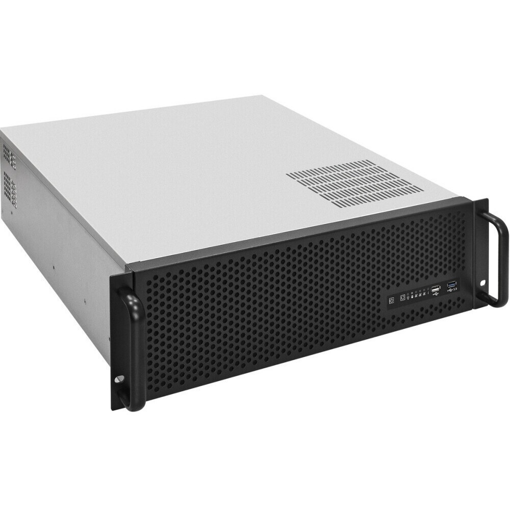 Серверный корпус ExeGate EX293901RUS Pro 3U450-09 RM 19", высота 3U, глубина 450, БП 2U-600ADS, USB