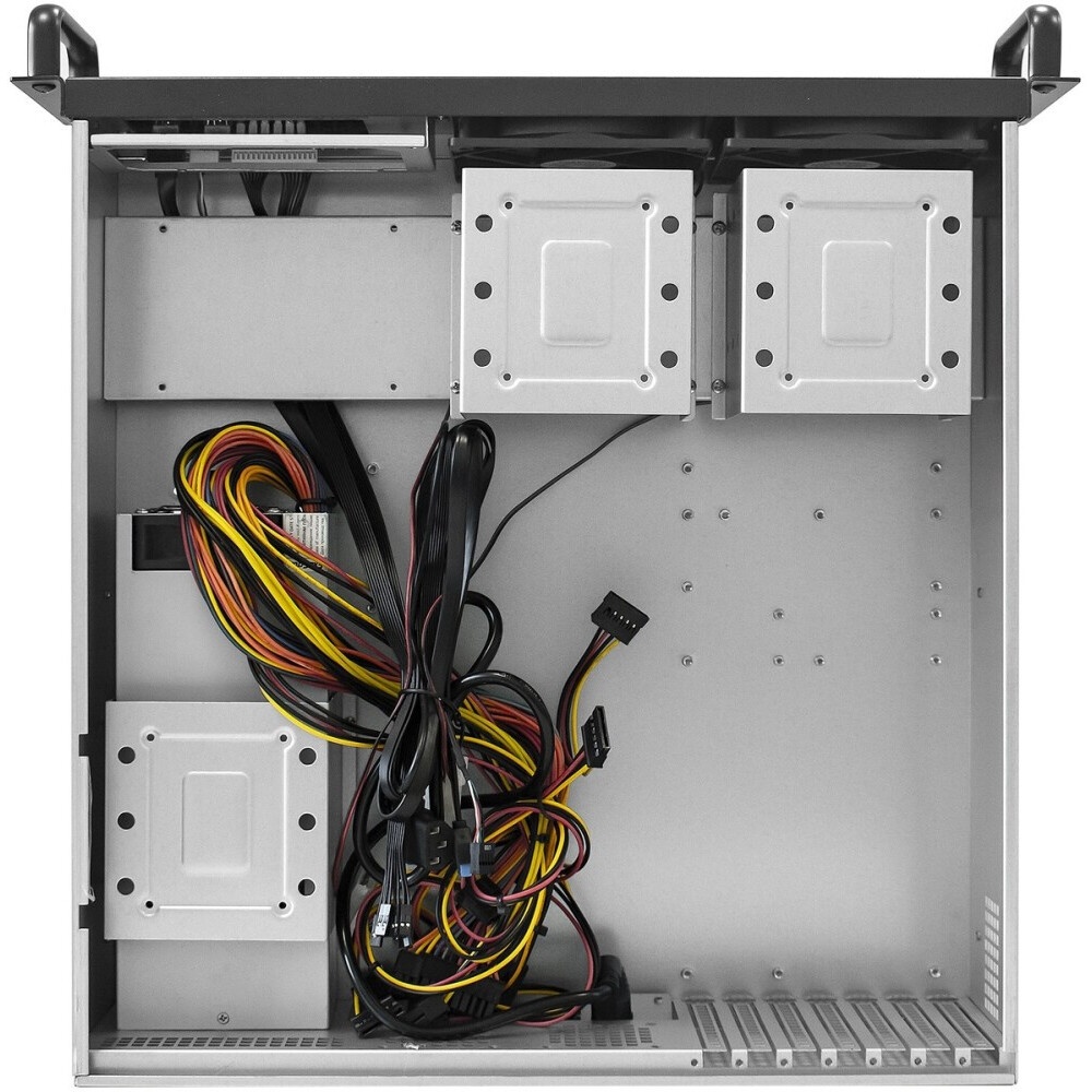 Серверный корпус ExeGate EX293901RUS Pro 3U450-09 RM 19", высота 3U, глубина 450, БП 2U-600ADS, USB