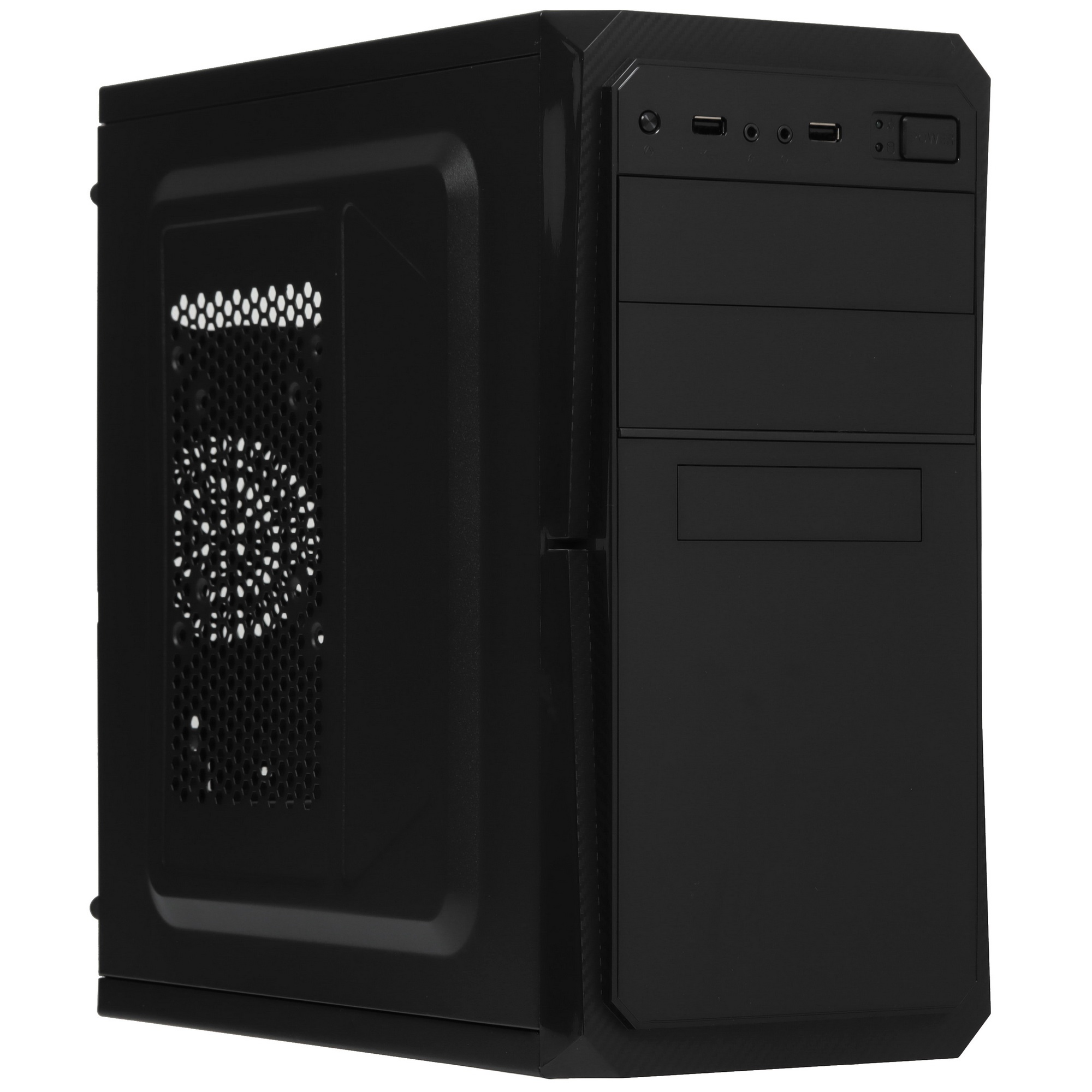 Компьютерный корпус Exegate EX284027RUS Minitower BA-202 Black, mATX, , 2*USB, Audio