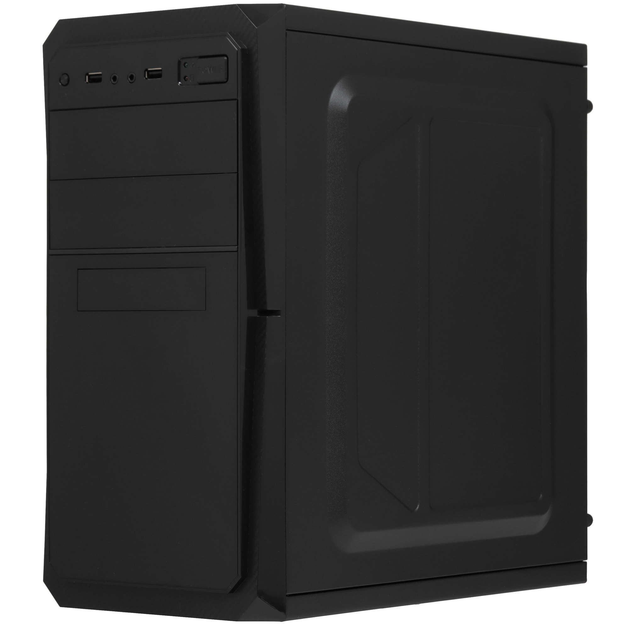 Компьютерный корпус Exegate EX284027RUS Minitower BA-202 Black, mATX, , 2*USB, Audio