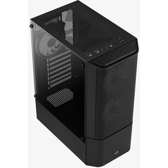 Компьютерный корпус Aerocool / Formula Glider Cosmo V1 без БП, ATX, боковое окно (закаленное стекло)