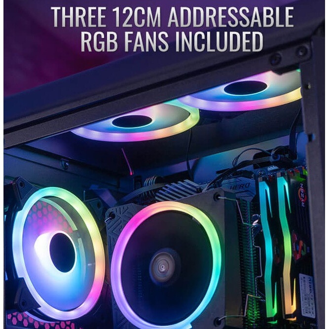 Компьютерный корпус Aerocool / Formula Glider Cosmo V1 без БП, ATX, боковое окно (закаленное стекло)