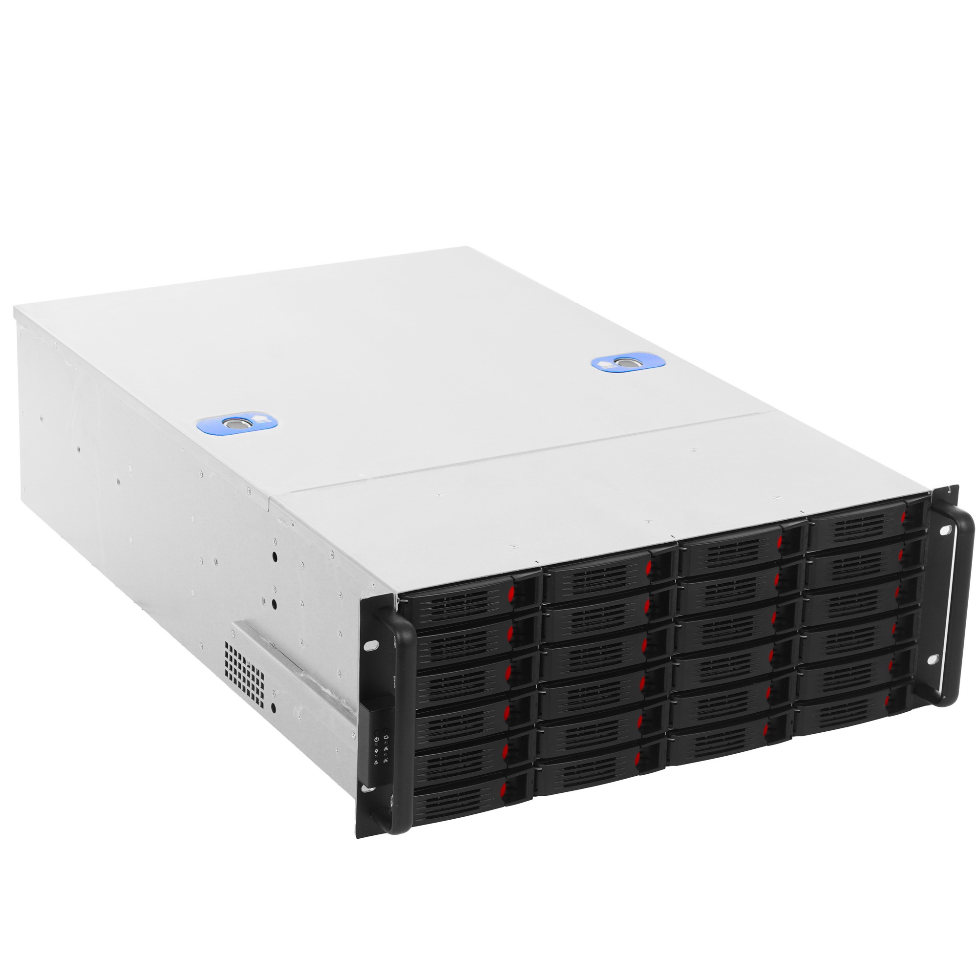 Серверный корпус ExeGate EX293581RUS Pro 4U660-HS24 RM 19", высота 4U, глубина 660, БП 1000ADS, 24x