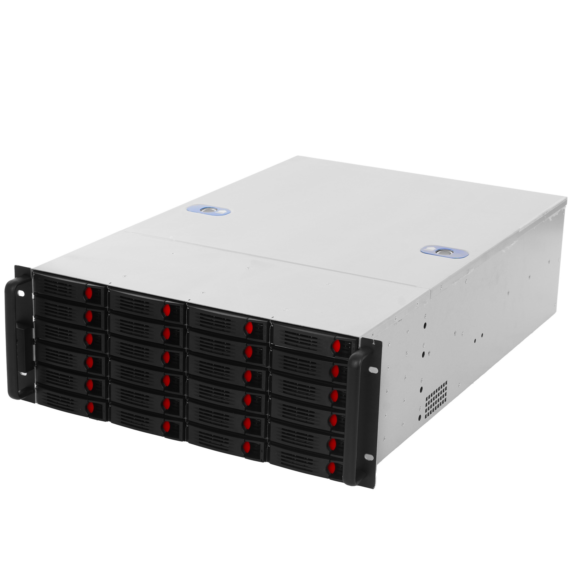 Серверный корпус ExeGate EX293581RUS Pro 4U660-HS24 RM 19", высота 4U, глубина 660, БП 1000ADS, 24x