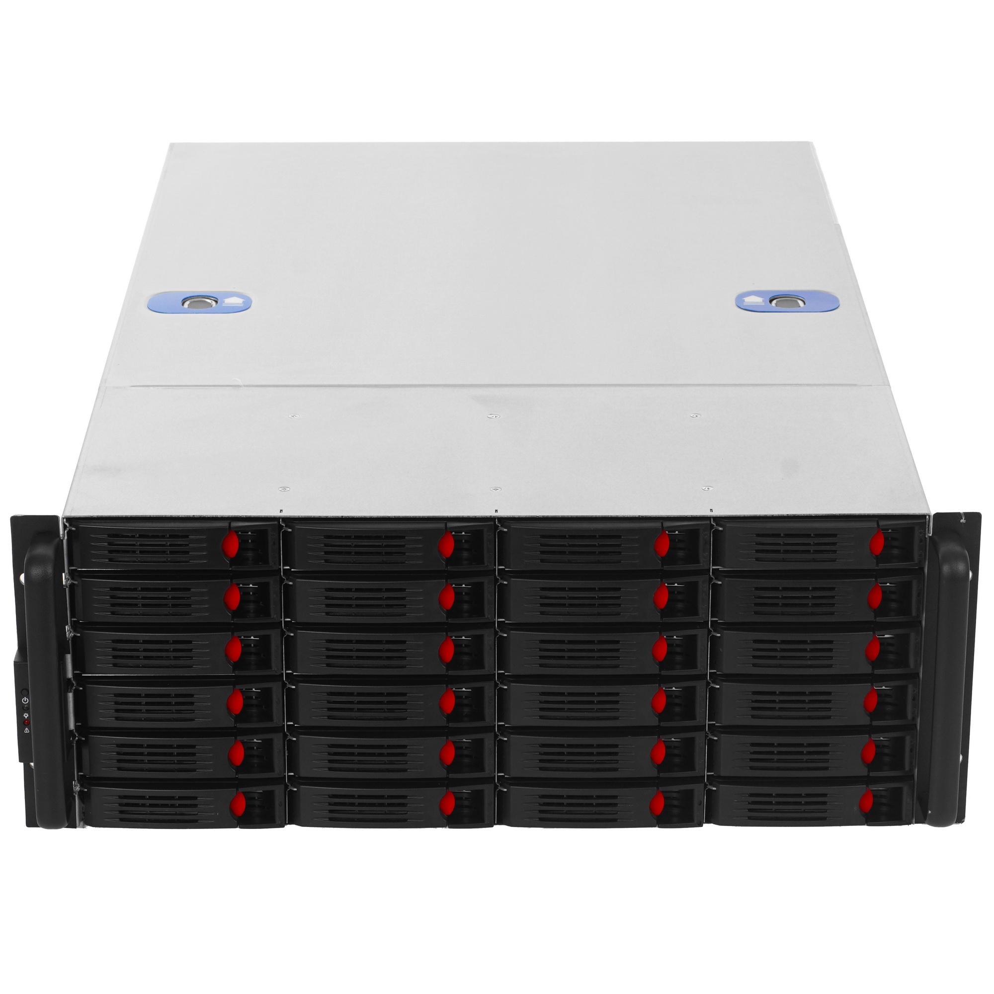 Серверный корпус ExeGate EX293581RUS Pro 4U660-HS24 RM 19", высота 4U, глубина 660, БП 1000ADS, 24x