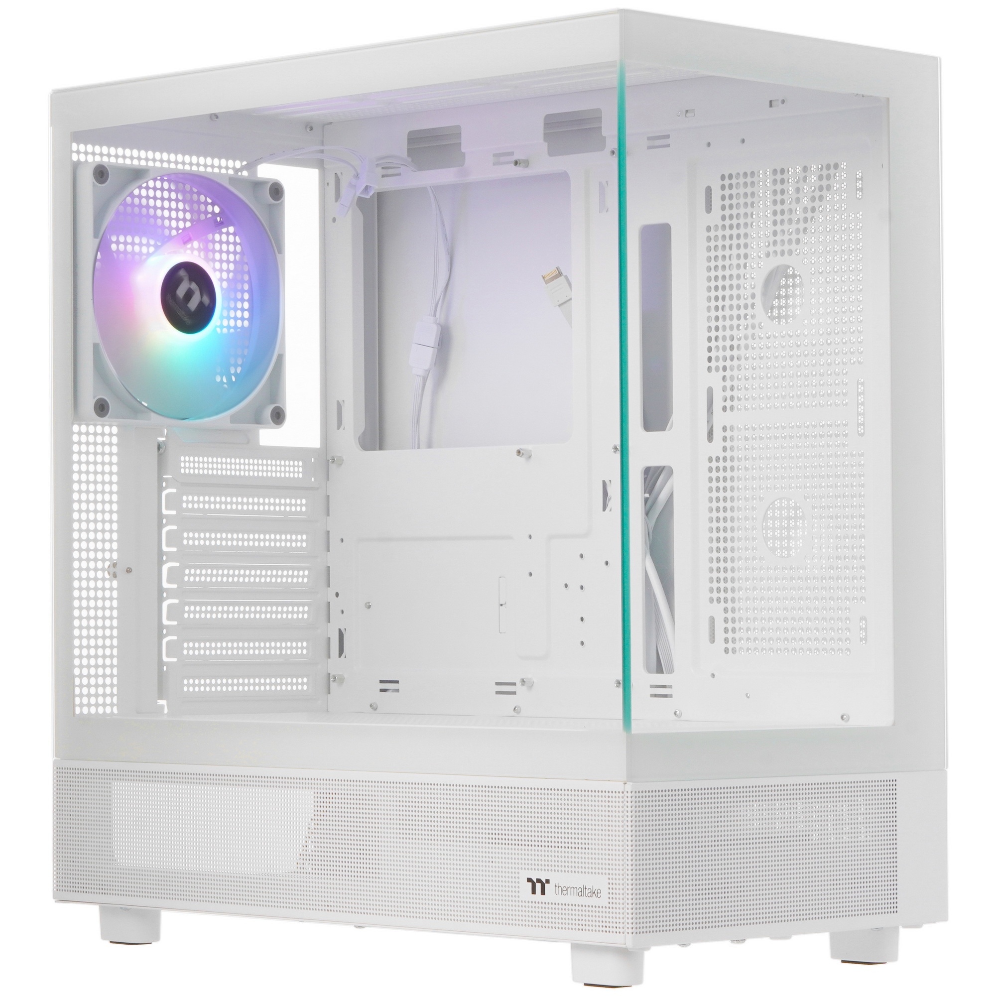 Корпус Thermaltake View 270 TG ARGB белый без БП ATX 6x120mm 2x140mm 1x200mm 2xUSB3.0 audio bott PSU