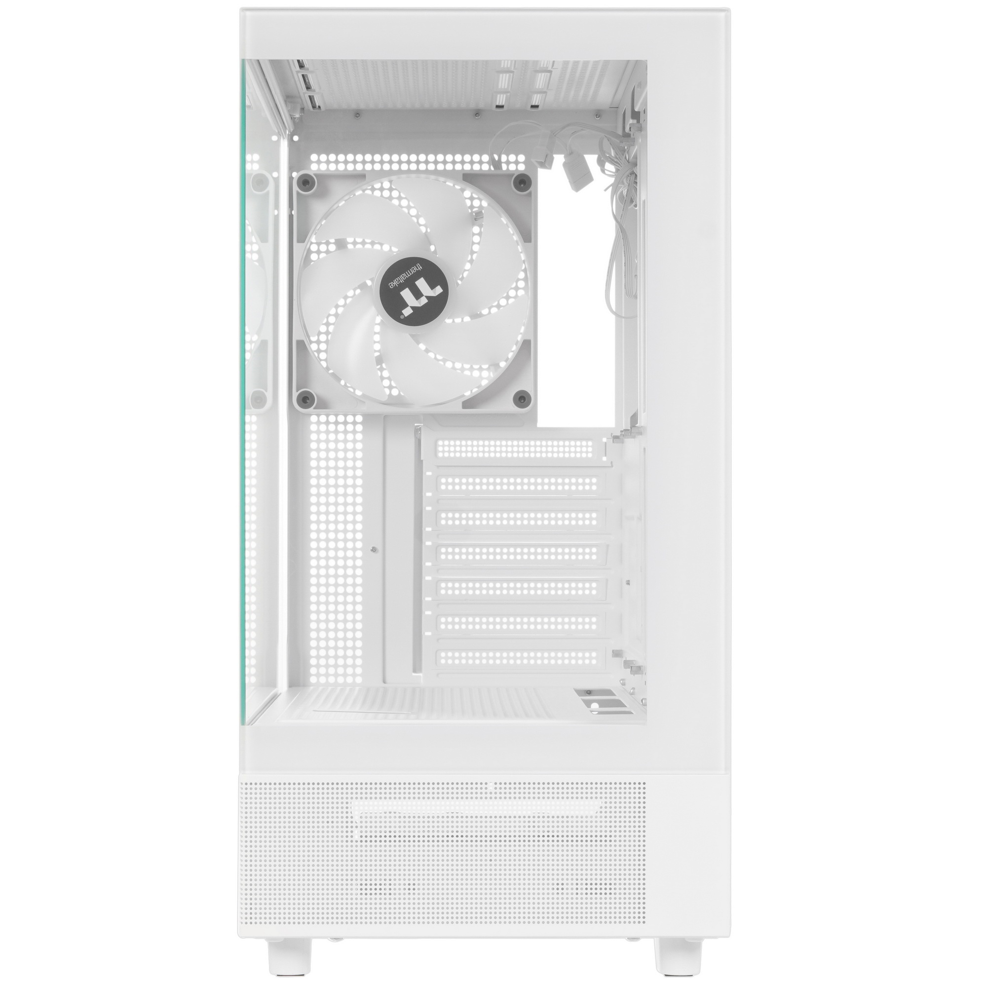 Корпус Thermaltake View 270 TG ARGB белый без БП ATX 6x120mm 2x140mm 1x200mm 2xUSB3.0 audio bott PSU