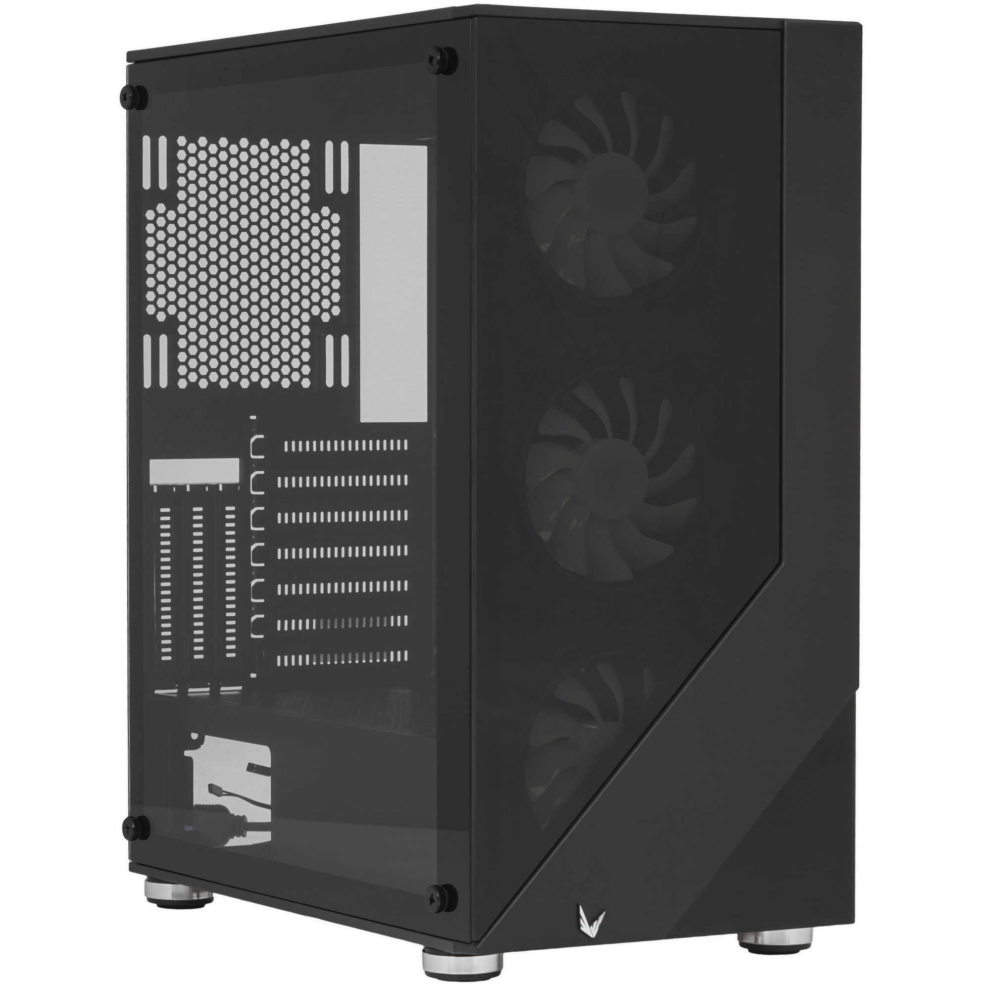 Компьютерный корпус AeroCool / Formula V-LINE 7713 черный без БП ATX 3x120mm 2xUSB2.0 1xUSB3.0 audio
