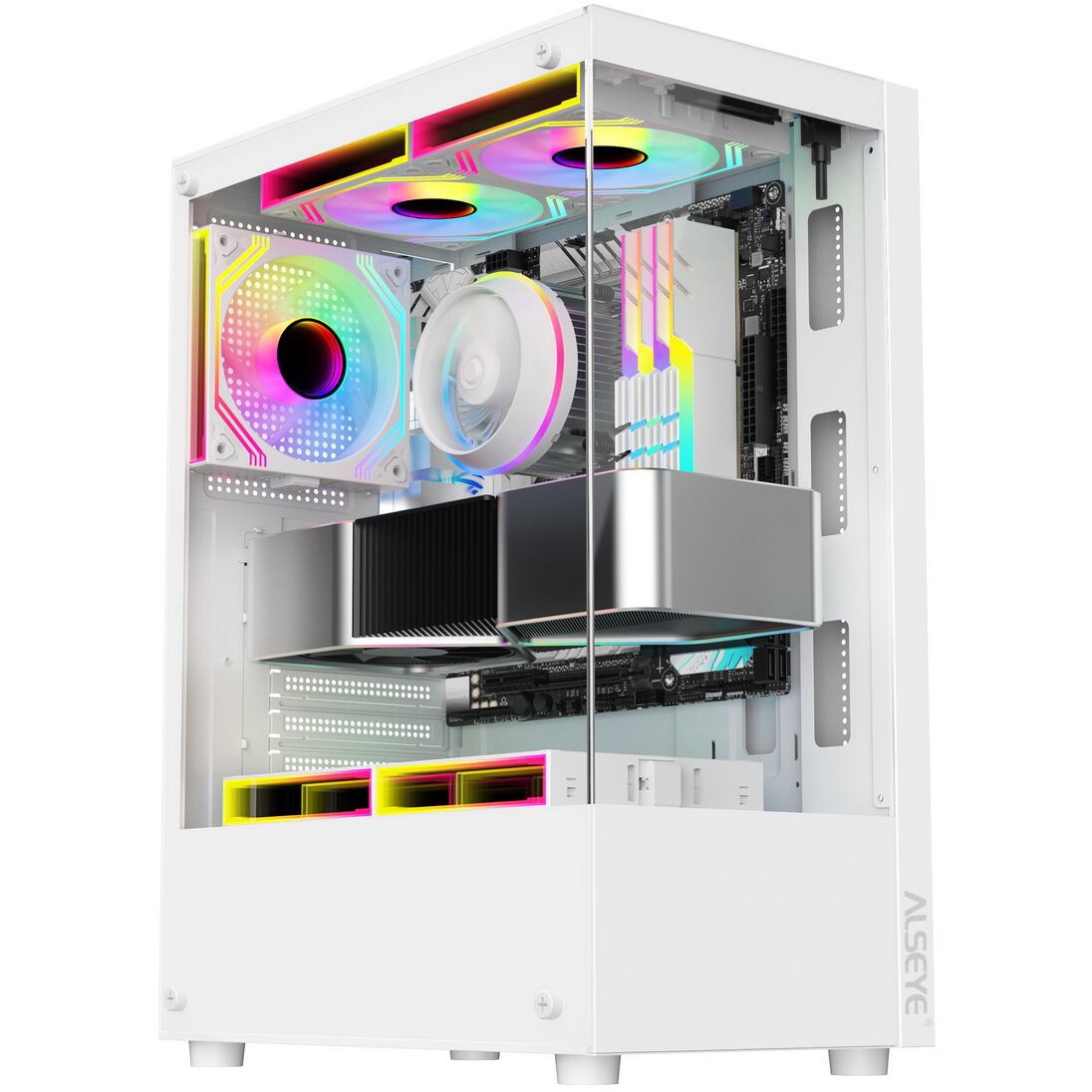 Корпус для ПК ALSEYE Vision Ultra W (4 fans)