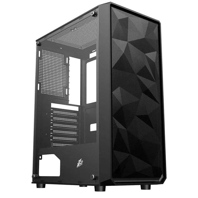 Компьютерный корпус Azza Eclipse черный без БП ATX 9x120mm 5x140mm 2xUSB2.0 1xUSB3.0 audio bott PSU