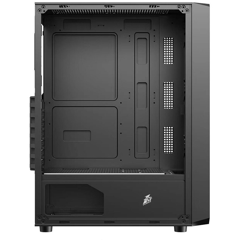 Компьютерный корпус Azza Eclipse черный без БП ATX 9x120mm 5x140mm 2xUSB2.0 1xUSB3.0 audio bott PSU