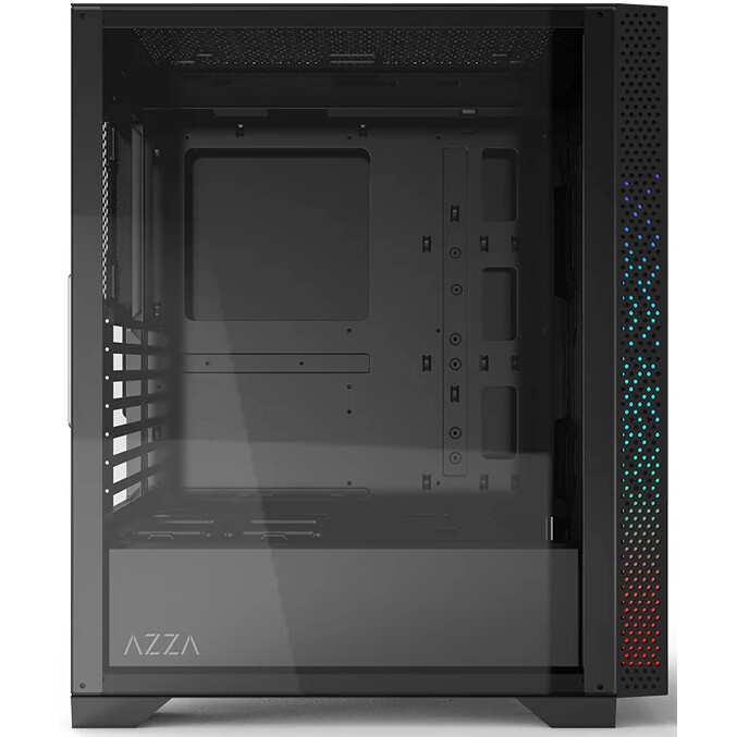 Компьютерный корпус Azza Eclipse черный без БП ATX 9x120mm 5x140mm 2xUSB2.0 1xUSB3.0 audio bott PSU