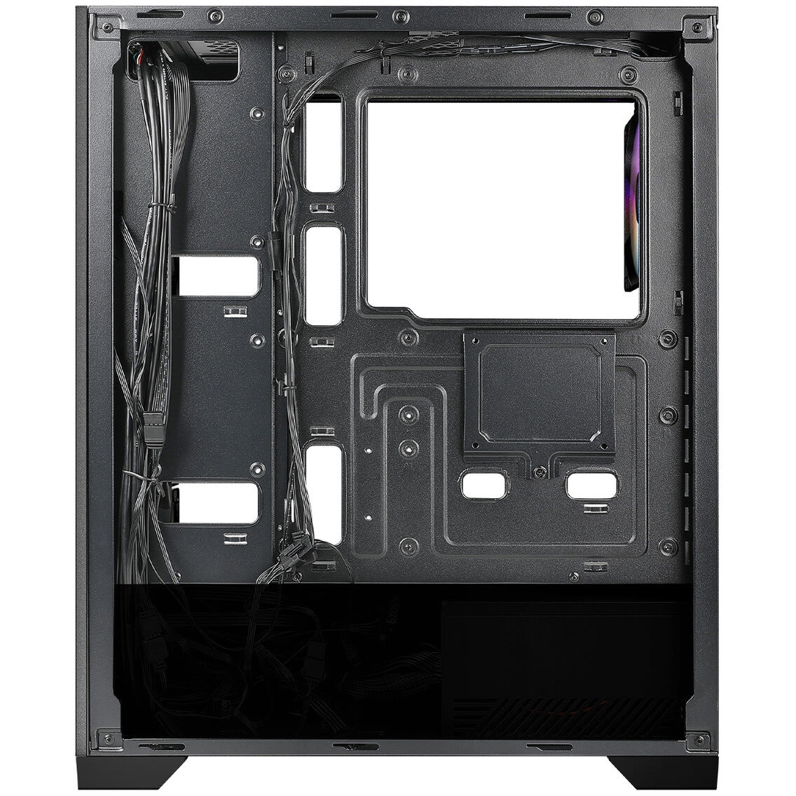 Компьютерный корпус Azza Eclipse черный без БП ATX 9x120mm 5x140mm 2xUSB2.0 1xUSB3.0 audio bott PSU