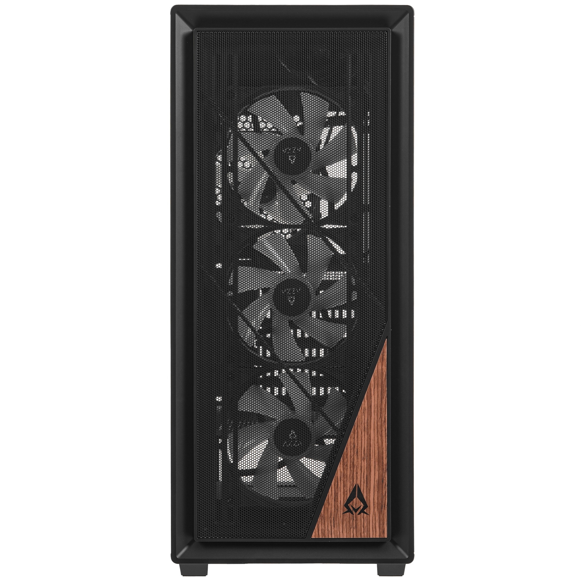Корпус Azza Forest черный без БП ATX 4x120mm 4x140mm 2xUSB3.0 audio bott PSU