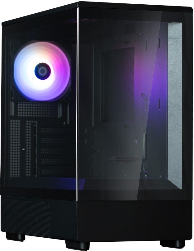Компьютерный корпус ZALMAN P10, MATX, BLACK, WINDOW, 2x3.5", 3x2.5", 1xUSB TYPE-C, 1xUSB3.0, REAR 1x
