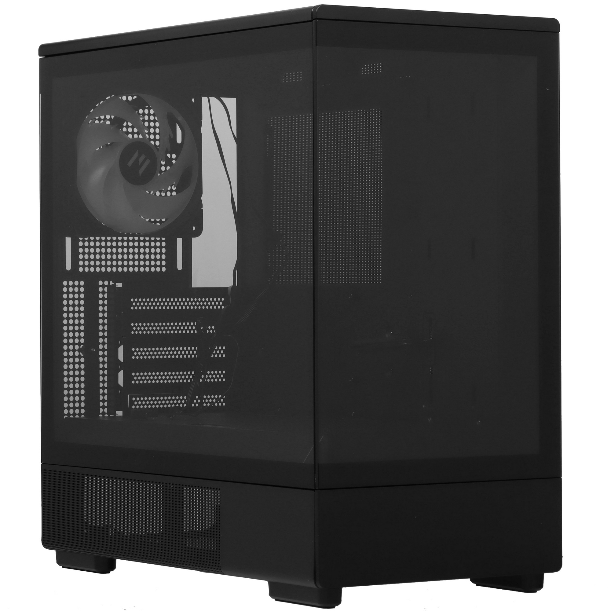 Компьютерный корпус ZALMAN P10, MATX, BLACK, WINDOW, 2x3.5", 3x2.5", 1xUSB TYPE-C, 1xUSB3.0, REAR 1x