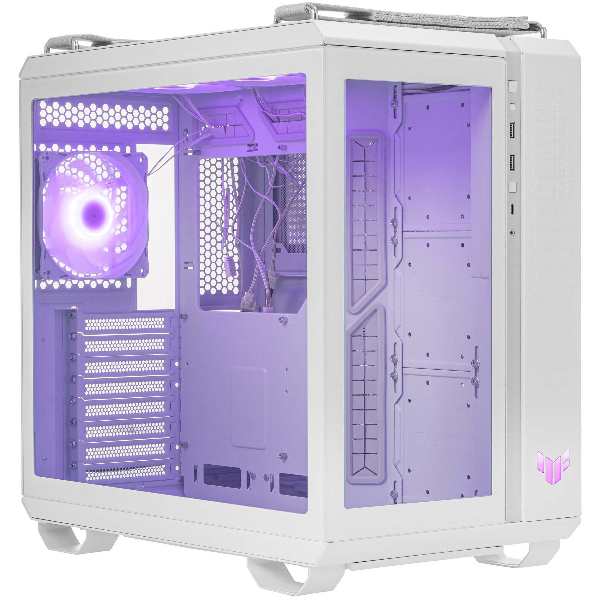 Корпус ASUS TUF GAMING GT502 PLUS TG ARGB WHITE (90DC0093-B19000) GT502 PLUS/WHT/TG